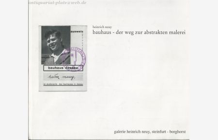 Bauhaus- Der Weg zur abstrakten Malerei.