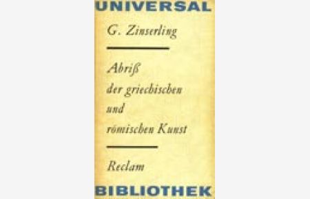 Abriß der griechischen und römischen Kunst
