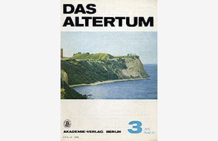 Das Altertum. Heft 3/1976. Band 22