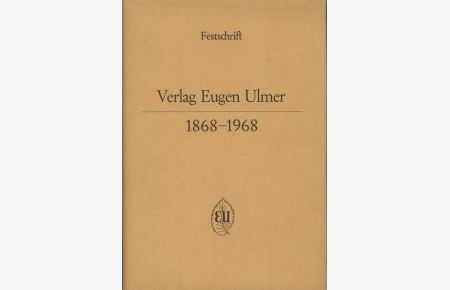 , 1868 - 1968; Festschrift;
