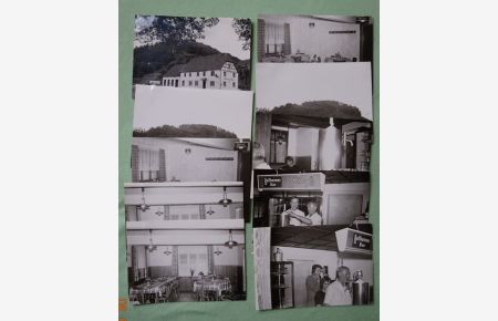 10 s/w Fotografien Wilgartswiesen v. 27. 2. 1962 (Restaurant, innen und außen)