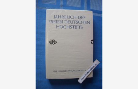 Jahrbuch des Freien Deutschen Hochstifts 2001.