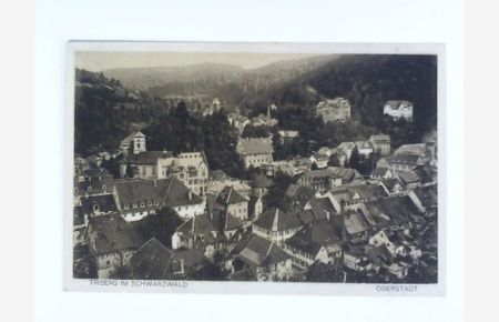 Postkarte: Triberg im Schwarzwald - Oberstadt