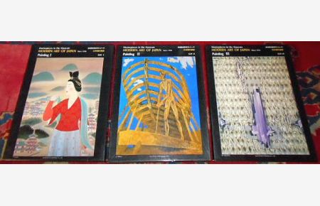 Masterpieces in the Museum. Modern Art of Japan since 1950. Painting I, II, III : 3 volumes/ Bände, complete/ vollständig.