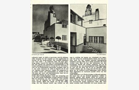 Wendingen. Maandblad voor Bouwen-een Sieren, van Architectura et Amicitia. Hrsg. von H. Th. Wijdeveld. 1920, Heft 6/7: Schwerpunkt Josef Hoffmann.
