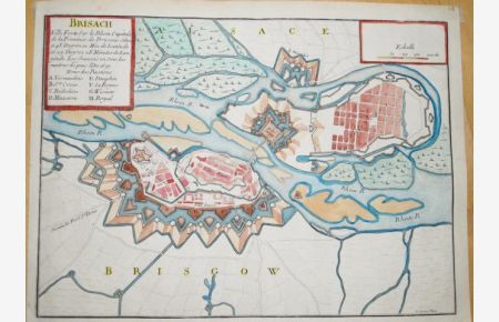 Brisach Ville Forte sur le Rhein capitale de la Province de Brisgow. . .