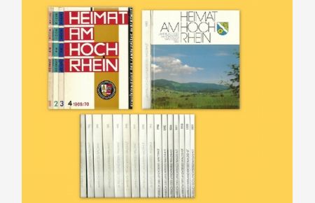 Heimat am Hochrhein. Jahrbuch des Landkreises Waldshut. Band 1-4 + 8-24 + 26