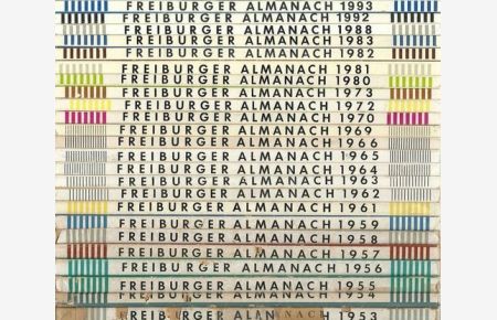 Freiburger Almanach 1953-1993, 2004-2006 (einige fehlen, Auflistung unten) (Illustriertes Jahrbuch)