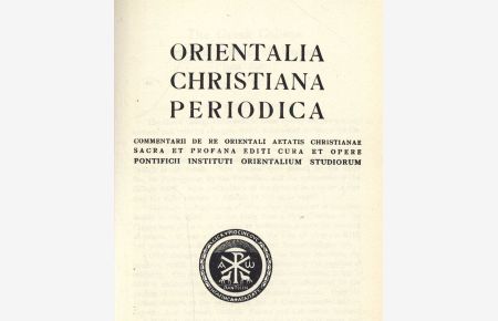 La Vita del monaco etiope Iyasus-Mo'a (sec. XIII): agiografia e storiografia.   - ORIENTALIA CHRISTIANA PERIODICA, VOLUMINIS 60 (1994).