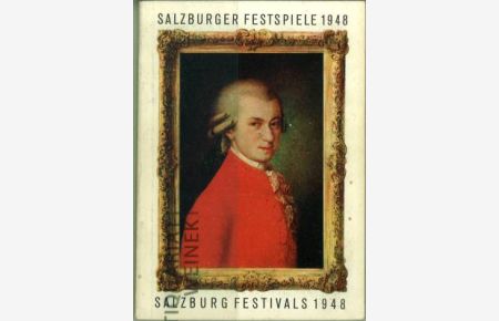 Salzburger Festspiele 1948. 1948 Salzburg Festivals. Offizieller Führer. Official Guide.