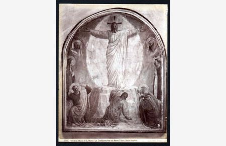 Firenze Museo di S Marco - La Transfigurazione di Gesu Jesus Beato Angelico Firenze albumen Foto photo vintage antique