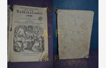 Oesterreichischer Volkskalender für 1868, Vierundzwanzigster Jahrgang.