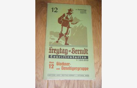 Freytag-Berndt Touristenkarte Blatt 12: Glockner- und Venedigergruppe