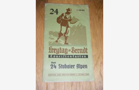 Freytag-Berndt Touristenkarte Blatt 24: Stubaier Alpen