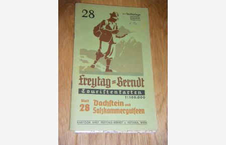 Freytag-Berndt Touristenkarte Blatt 28: Dachstein und Salzkammergutseen
