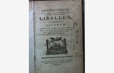 Libellus, quo demonstratur: Cicutam.
