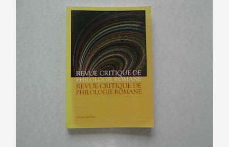 Revue Critique de Philologie Romane, 6.