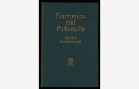 Economics and Philosophy.