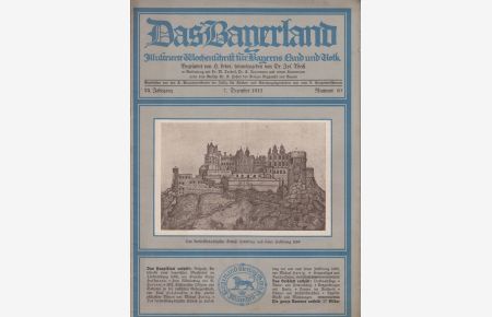 Das Bayerland - Illustrierte Wochenschrift für Bayerns Land und Volk -  - - Nummer 10 / 24.Jahrgang / 7. Dezember 1912 -