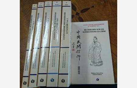 Confucéisme, Bouddhisme et Taoisme. Vol. 1-6.   - Recherches sur les superstitions en Chine, vol. 13-18.