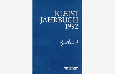 Kleist-Jahrbuch 1992.