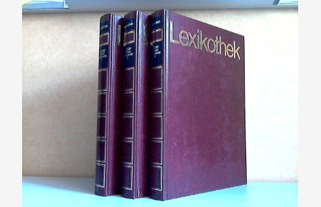 Lexikothek - Länder, Völker, Kontinente Band I bis III  - 3 Bücher
