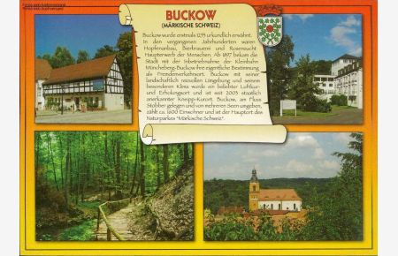 Kneipp-Kurort Buckow (Märkische Schweiz) - Kultur- und Tourismusamt Zum alte. . .