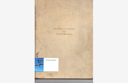 Das Buch der Träume.   - Mit signierten Original-Lithographien von Ludwig von Hofmann.