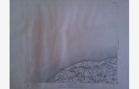 Lanzig - Karte im Kupferstich von Weissig