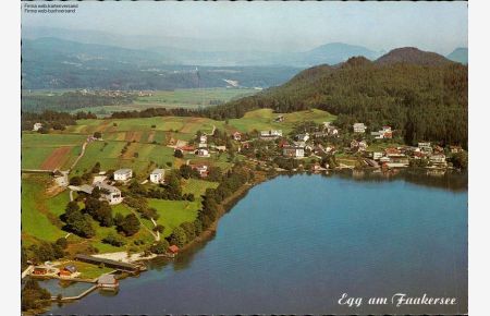 Egg am Faakersee, Luftbild, Sommer, Kärnten