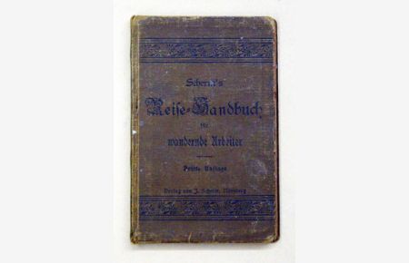 Scherm´s Reise-Handbuch für wandernde Arbeiter. Mit einer Eisenbahnkarte und zwei Orientierungskarten.