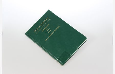 Gmelin Handbuch der Anorganischen Chemie. Ergänzungswerk zur 8. Aufl. Bd. 47: Bismut-Organische Verbindungen.