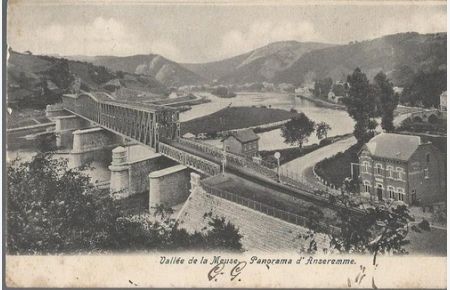 Ansichtskarte Vallee de la Meuse (Panorama d`Anseremme)