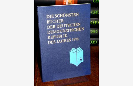 Die schönsten Bücher der Deutschen Demokratischen Republik des Jahres 1978.