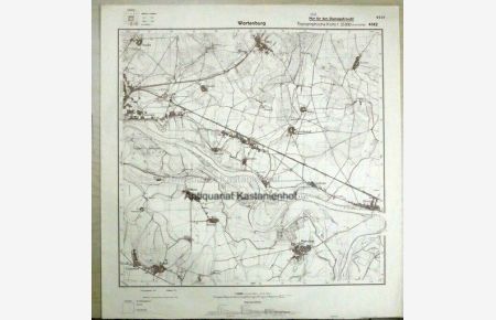 Topographische Karte 1:25000. , 4142 Wartenburg. ,