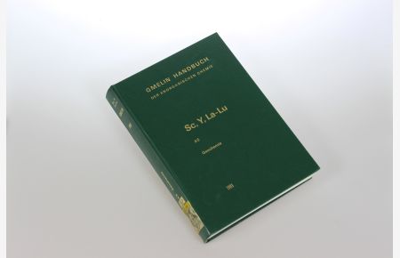 Gmelin Handbuch der Anorganischen Chemie. System Nummer 39: Sc, Y, La-Lu. Seltenerdelemente. Teil A 5: Sc, Y, La und Lanthanide. Geochemie: Gesamterde. Magmatische Abfolge.
