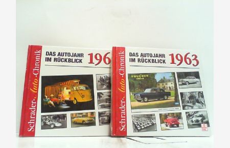 2 Bücher - Das Autojahr im Rückblick 1962 und 1963.