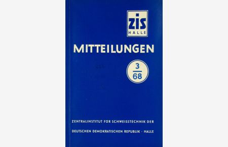 ZIS-Mitteilungen 3/68
