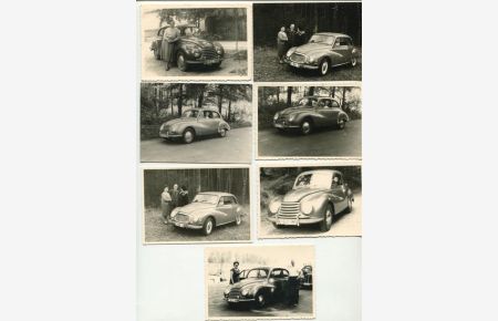 DKW F89 - Konvolut von 7 privaten Fotos.