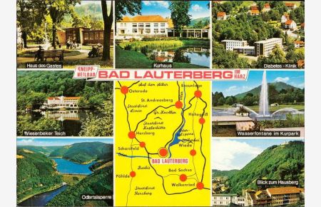 Bad Lauterberg im Harz, Kurhaus, Wiesenbeker Teich, Odertalsperre, Hausberg, . . .