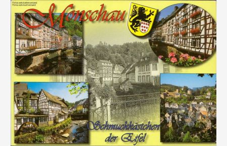 Monschau, Schmuckkästchen der Eifel, Fachwerkhäuser, 2007 Mehrbildkarte