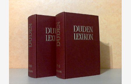 Duden-Lexikon in 3 Bänden - Band 2 und 3  - 2 Bücher