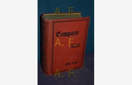 Compass, Finanzielles Jahrbuch 1920 / Band II - Polen - Ungarn, 53. Jahrgang