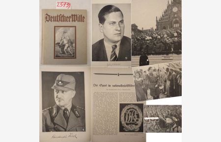 Deutscher Wille. Jugendbuch 1935 , herausgegeben im Auftrage der Vereinigung Deutscher Wille e. V. *