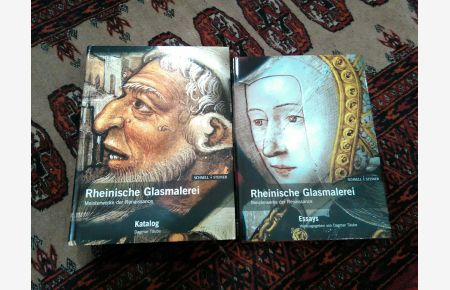 Rheinische Glasmalerei - Meisterwerke der Renaissance.   - Zwei (2) Bände: Essays + Katalog.