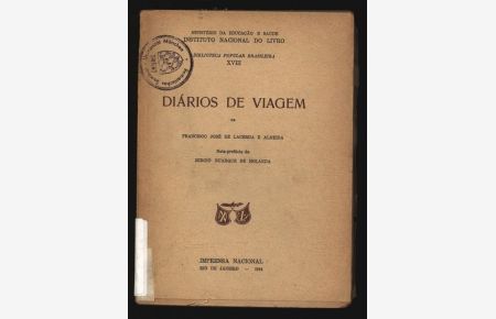 Diarios de viagem.   - Instituto Nacional do Livro, Biblioteca popular brasileira, 18.