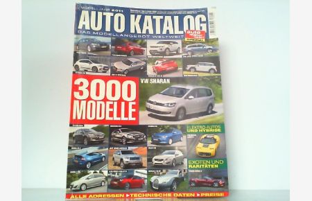 Auto Katalog Nr. 54 - Modelljahr 2011.
