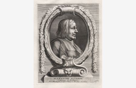 Alexandre Algarde - Alessandro Algardi (1598-1654) scultore sculptor Bildhauer Portrait