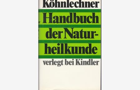 Handbuch der Naturheilkunde.   - Band I.
