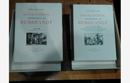 Les Eaux-Fortes.   - Authentiques de Rembrandt. 2 Bände.